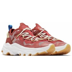 Sorel Kinetic Breakthru Tech Lace Shoes Warp Red/Glaze Women’s Size 7.5